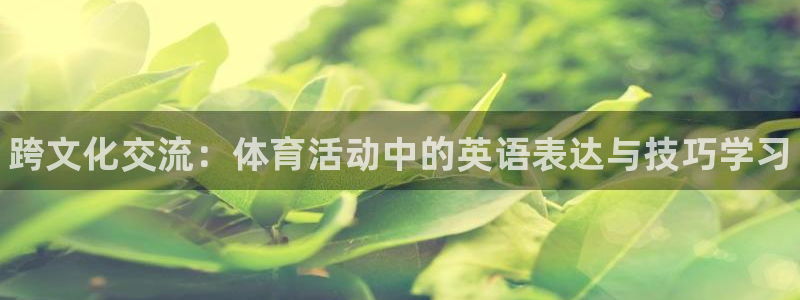 海南MK体育官网下载发展怎么样：跨文化交流：体育活动