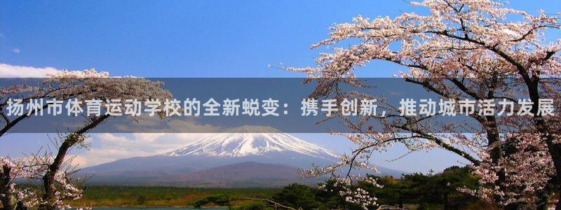 注册MK体育官方正版app：扬州市体育运动学校的全新蜕变：携
