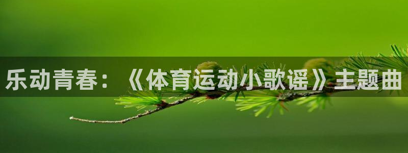 MK体育游戏：乐动青春：《体育运动小